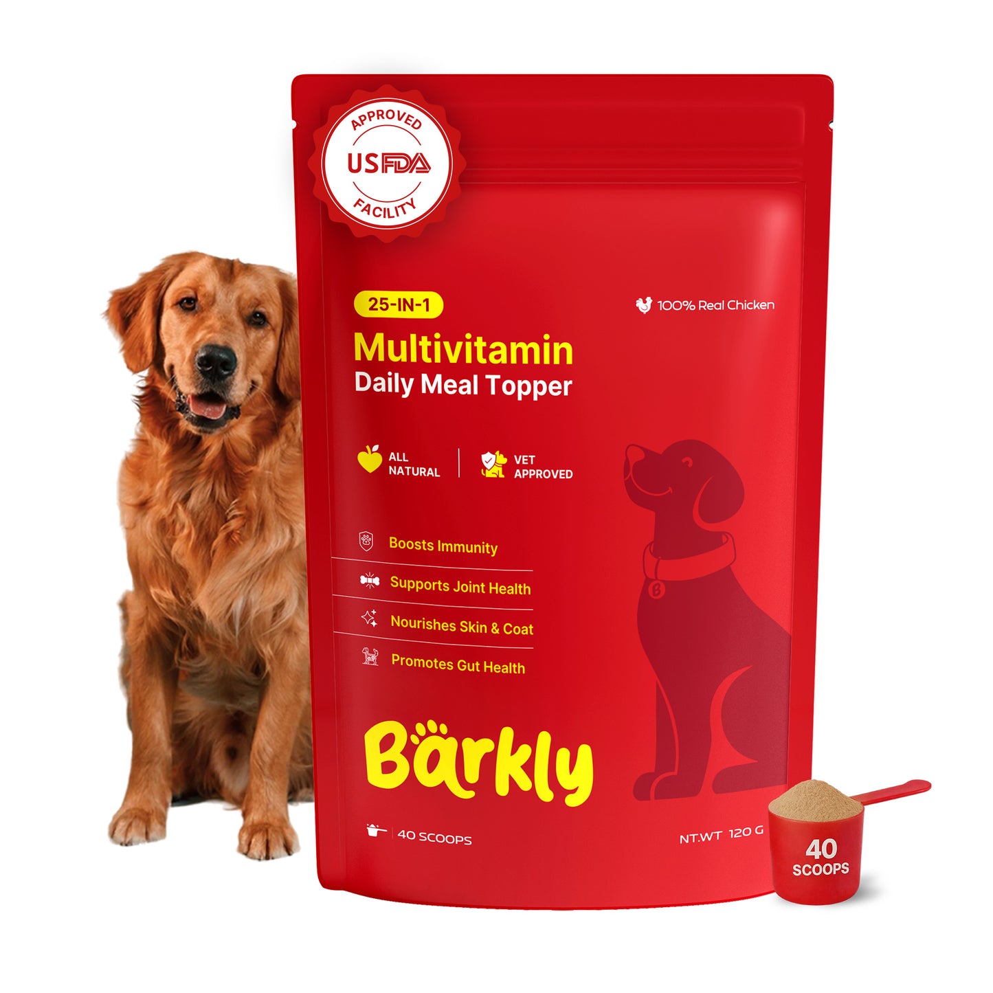 Barkly Multivitamin Daily Meal Topper for Dogs