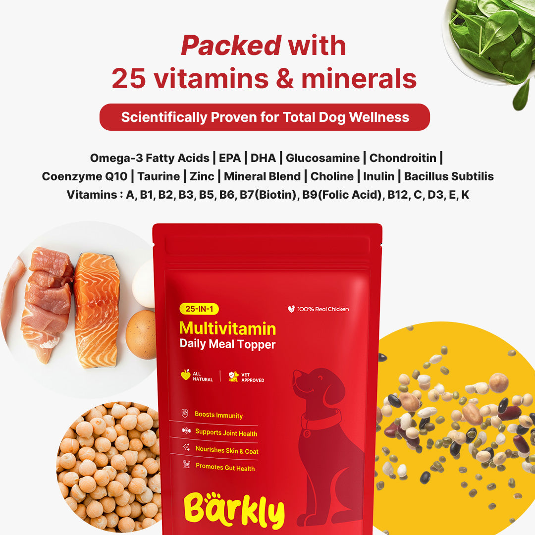 Barkly Multivitamin Daily Meal Topper for Dogs