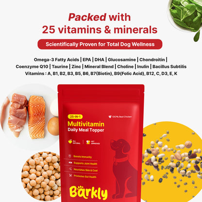 Barkly Multivitamin Daily Meal Topper for Dogs