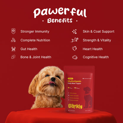 Barkly Multivitamin Daily Meal Topper for Dogs