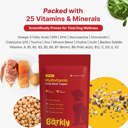 Barkly Multivitamin Daily Meal Topper for Dogs